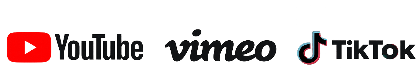 Vimeo, YouTube, TikTok
